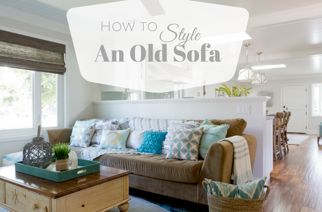 How to style an old sofa