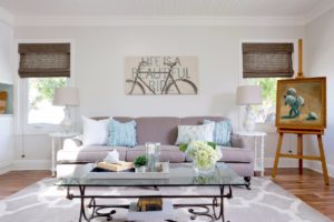 beach cottage, white kitchen, manhattan beach, kitchen design, blue tile, seafoam green tile, butcher block countertop, ocean, nautical, beach bungalow, southern california, los angeles, interior designer