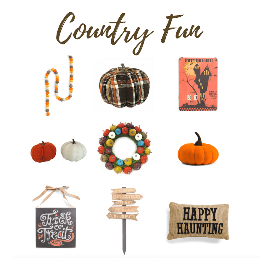 fancy, spooky, farmhouse, holiday, halloween