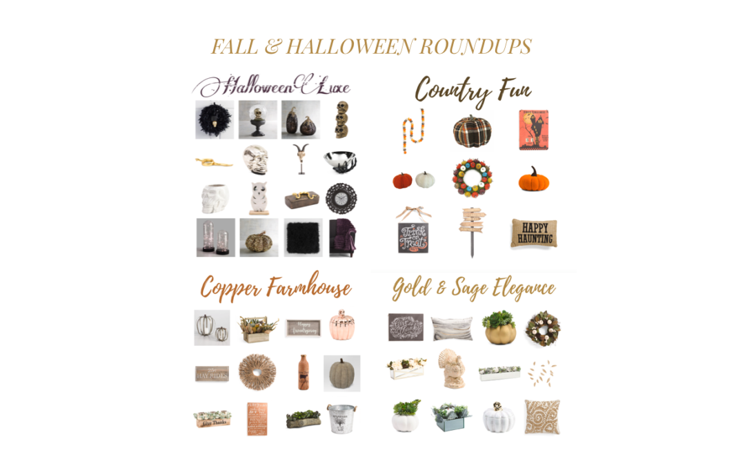 Fall & Halloween Decor Roundups!