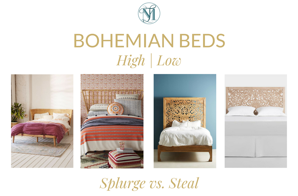 Bohemian Beds Template on White Color